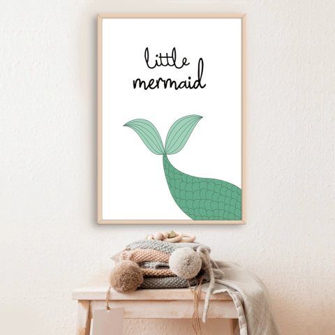 CUADRO PEQUEÑA SIRENA