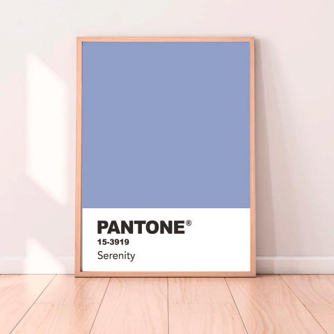 CUADRO PANTONE SERENITY