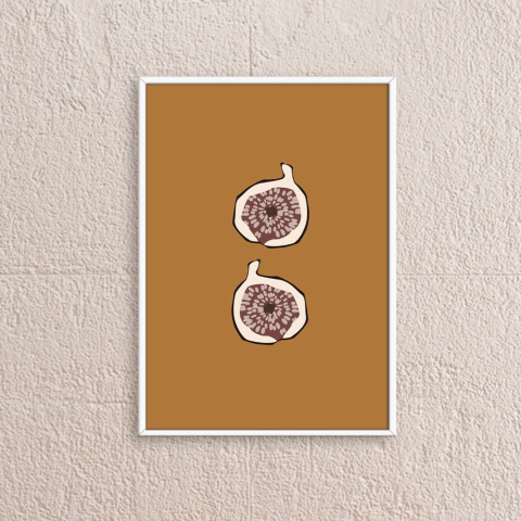 CUADRO HIGOS ILUSTRACION