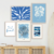 SET DE 5 CUADROS BLUE OCEAN - comprar online