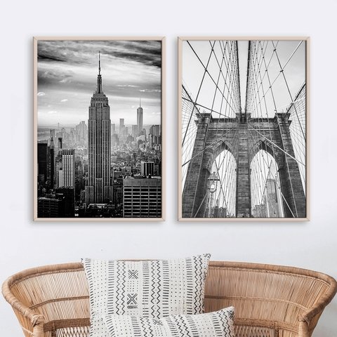SET DE 2 CUADROS NEW YORK