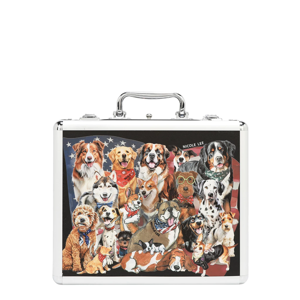 Maletín organizador desplegable con espejo cosmetiquera Best Smile Nicole Lee