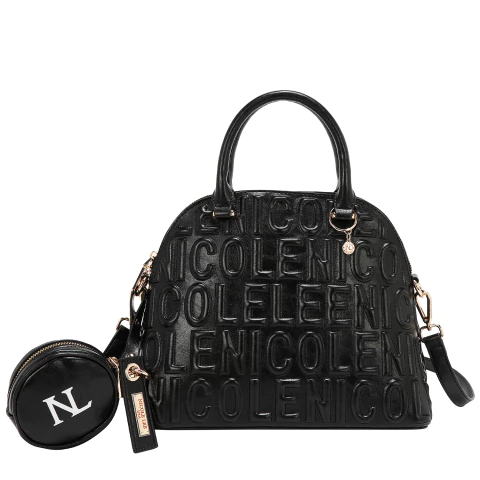 Cartera Embossed Elegance Black Nicole Lee - comprar online