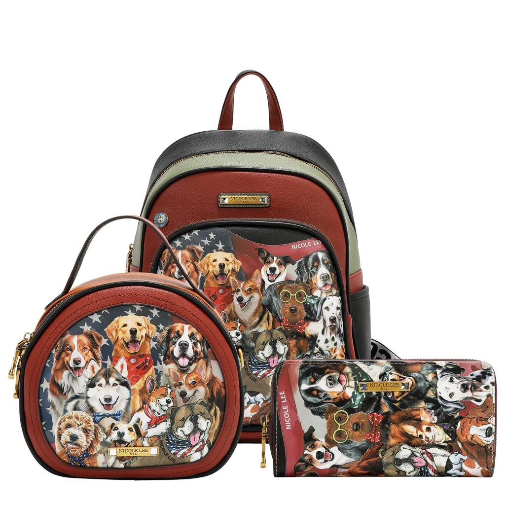 Mochila con Bandolera y Billetera Best Smile Nicole Lee