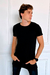 Remera Men Fit - Negro