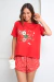 Conjunto corto - Navidad rojo - comprar online