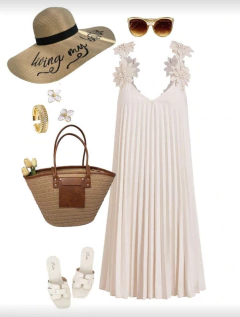 Imagen de Vestido Garden Beige