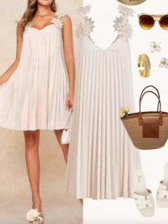 Vestido Garden Beige en internet