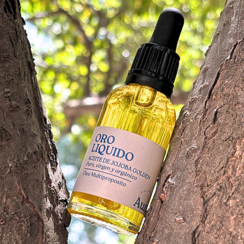 ORO LIQUIDO - JOJOBA GOLDEN ACEITE PURO Y ORGÁNICO - 30 ml. - comprar online