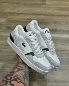 Tênis Masculino Lacoste T Clip Cinza Verde