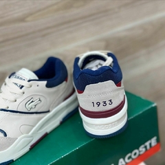 Tênis Lacoste Lineshot Bege Bordô - Pisants Store