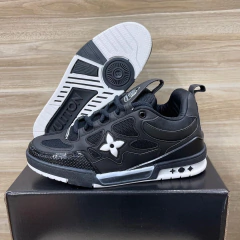 Lançamento Tênis LV Skate Preto Branco