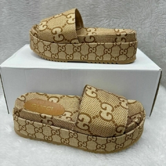 Sandália Feminina Gucci Angelina Bege