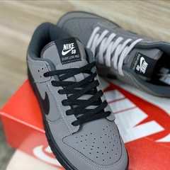 Tênis Masculino Dunk Low Pro Cinza Preto - comprar online