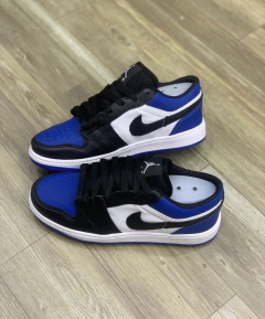 Tênis Air Jordan Azul Branco Preto - comprar online