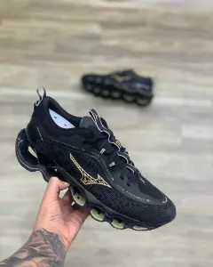 Tênis Masculino Wave Prophecy 13 Preto Dourado