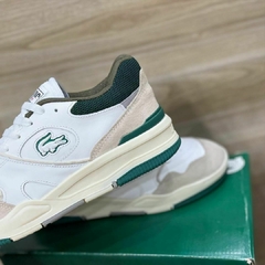 Tênis Lacoste Lineshot Branco Cinza Verde na internet