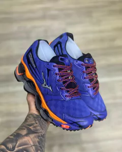 Tênis Masculino Wave Prophecy 2 Azul Laranja