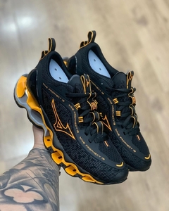Tênis Masculino Wave Prophecy 13 Preto Laranja