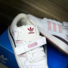 Tênis Feminino Forum Low Branco Rosa na internet