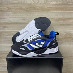 Tênis Masculino Armani Preto Azul