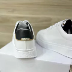 Tênis Masculino Hugo Boss Branco Preto - Pisants Store