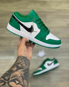 Tênis Masculino Air Jordan Verde Preto e Branco