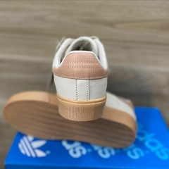 Tênis Adidas Samba Branco Rosa - loja online