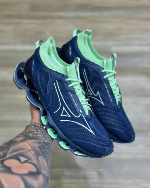 Tênis Masculino Wave Prophecy 14 Azul Verde