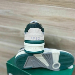 Tênis Lacoste Lineshot Branco Cinza Verde - loja online