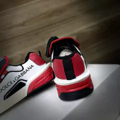 Tênis Masculino D&G Milano Branco Vermelho Preto - Pisants Store