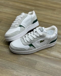 Tênis Masculino Lacoste T Clip Cinza Verde - comprar online