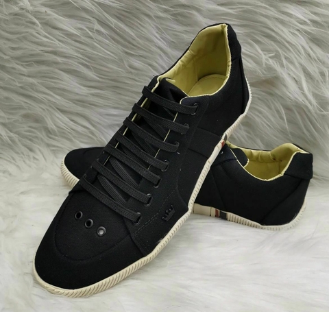 Sapatênis Masculino Casual Preto Branco