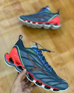 Tênis Masculino Wave Prophecy 11 Azul Laranja