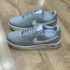 Tênis Masculino Air Force One Cinza Branco - comprar online
