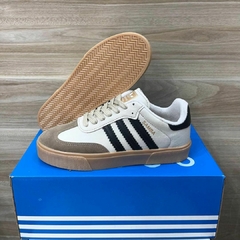 Tênis Adidas Samba Branco Preto Bege