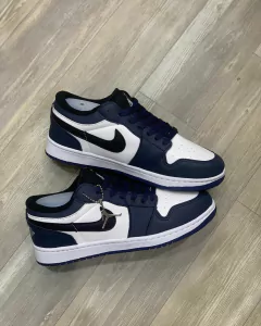 Tênis Masculino Air Jordan Azul Marinho Preto Branco - comprar online