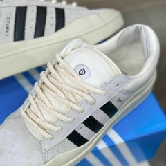 Tênis Adidas Campus X Bad Bunny Cinza Preto na internet