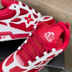 Tênis Masculino LV Skate Vermelho Branco - comprar online