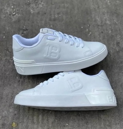 Tênis Masculino Balmain Branco Liso na internet