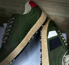 Sapatênis Masculino Casual Verde - comprar online
