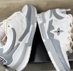 Tênis Masculino LV Skate Cinza Branco - Pisants Store