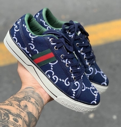 Tênis Masculino Gucci 1977 Azul