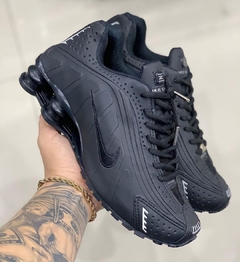 Tênis Masculino Shox 4 Molas R4 Preto