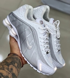 Tênis Masculino Shox R4 Branco