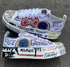 Sapatênis Masculino DG Milano Branco - comprar online