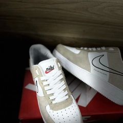 Tênis Masculino Air Force 1 Cinza Vermelho - Pisants Store