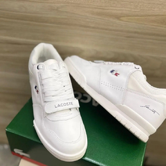 Tênis Lacoste T Clip Velcro Branco - loja online