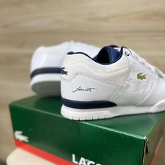 Tênis Lacoste T Clip Velcro Branco Azul - Pisants Store