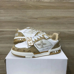 Tênis Masculino LV Bege Branco - comprar online